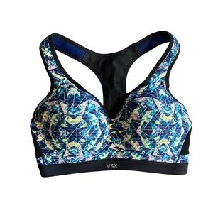 Victoria’s Secret Sport Geometric Pattern Sports Bra Size 32D